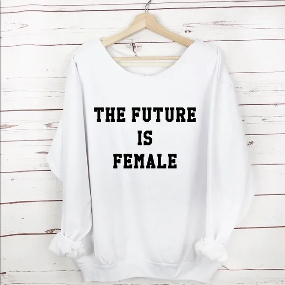 NEW The future is female Sweater, Womens sweater - Picture 4 of 5